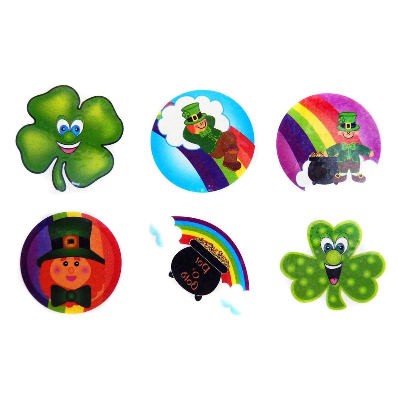 St. Patrick's Day Mini Tattoos 72 Count Holiday Fun Temporary Tattoos